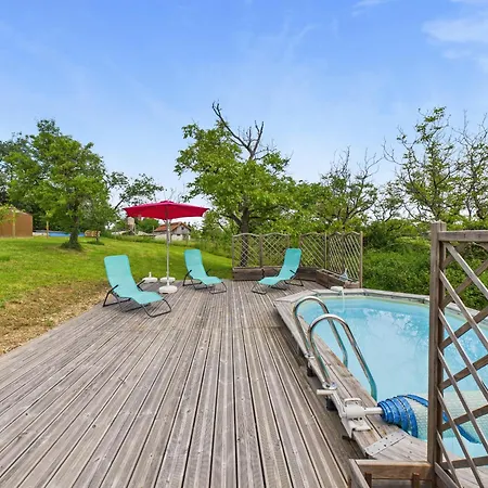 Superbe Maison De Plain Pied Avec Piscine Pour 6 * La Chapelle-Aubareil